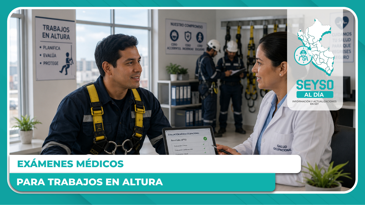 Exámenes médicos para trabajos en altura