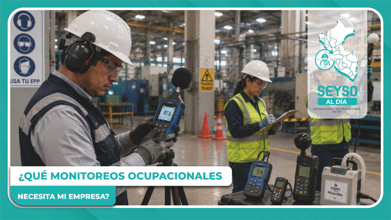 ¿Qué monitoreos ocupacionales necesita mi empresa?