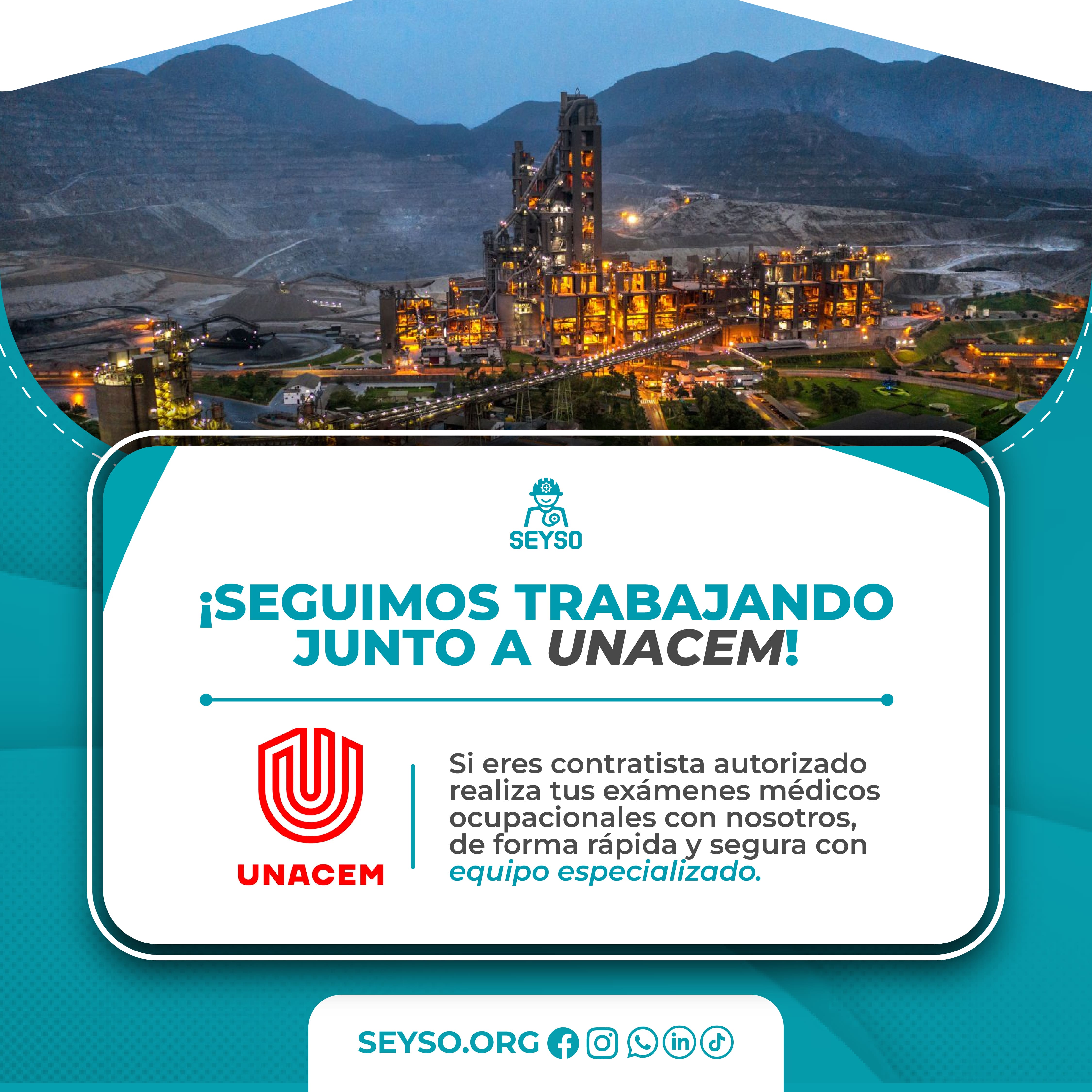 Homologación Homologados con UNACEM — SEYSO