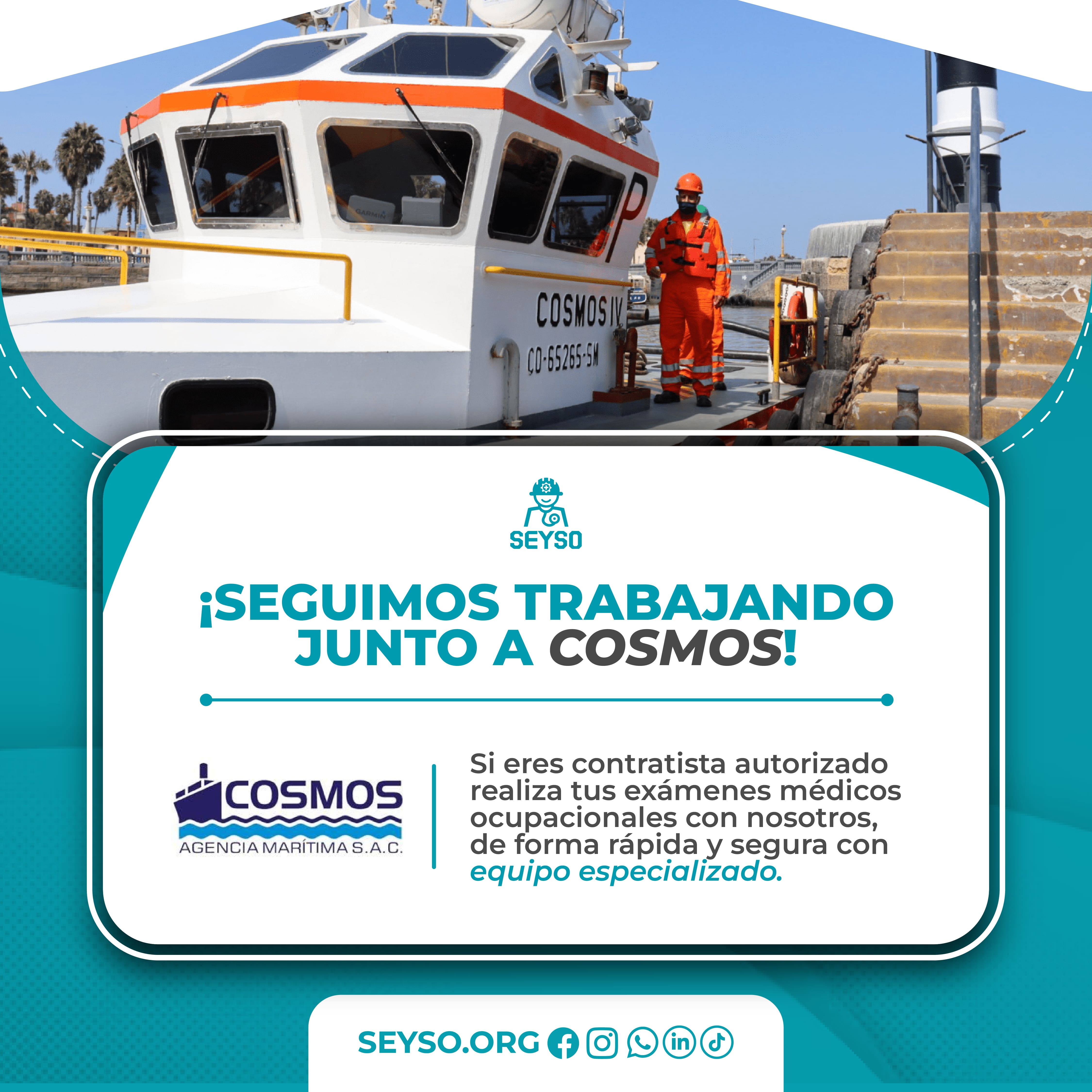 Homologación Homologados con COSMOS — SEYSO
